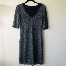 Cheetah dress Gray  Black Size Large