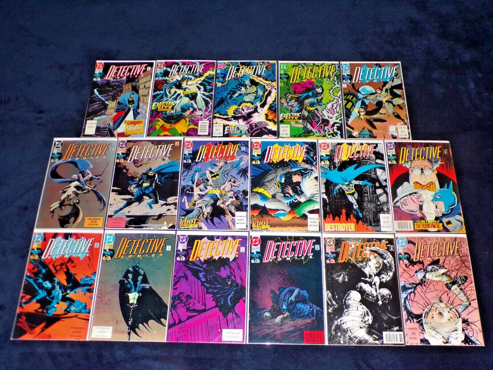 DETECTIVE COMICS 600 646 BATMAN LOT 47 DC COMICS 627