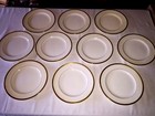 10 Minton H969 Gold Encrusted Sunburst Scroll ~ 9" Luncheon Plates Excellent