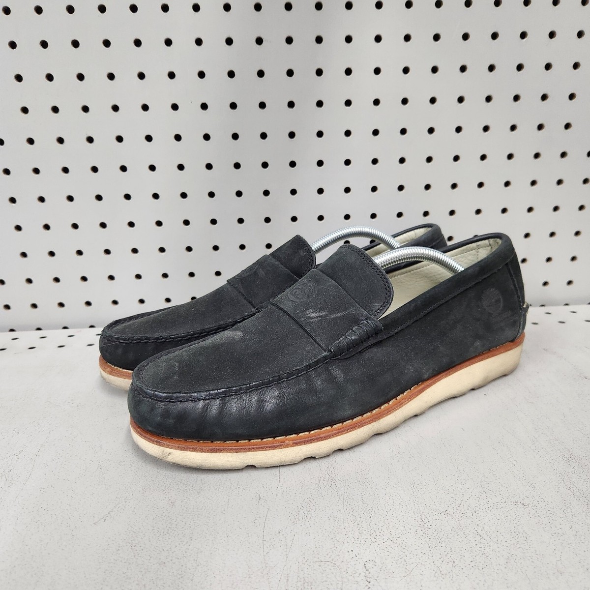 TIMBERLAND STUSSY DELUXE LOAFER BLACK SZ 11 89590 DRESS