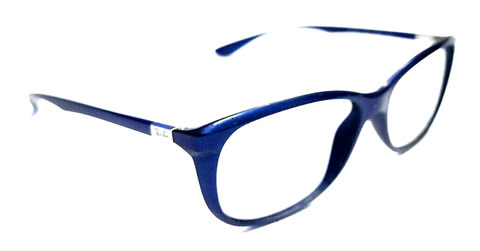 Ray Ban RB7024 5207 Blue Oval Eyeglasses Frame 56-16 145 - Image 4 of 4