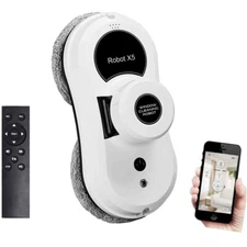 Window Glass Vacuum Cleaning Robot with App & Remote Control Vacuum Cleaner