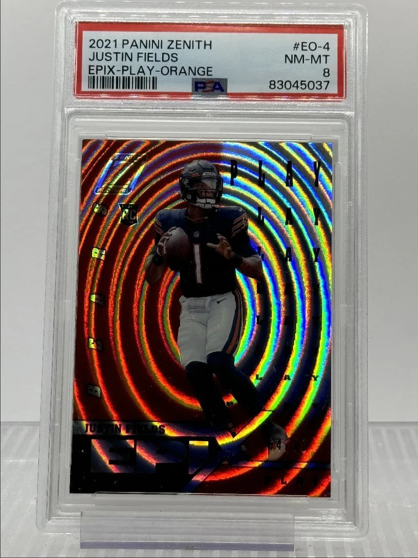 Justin Fields Panini Zenith Epix #EO4 Play-Orange