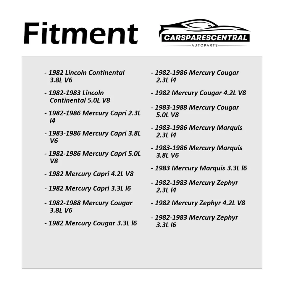 Extremos de barra de amarre interior exterior 4x para Ford Mustang 1982 4,2 L 1982 Ford Mustang 3,3 L Foto 3 de 4
