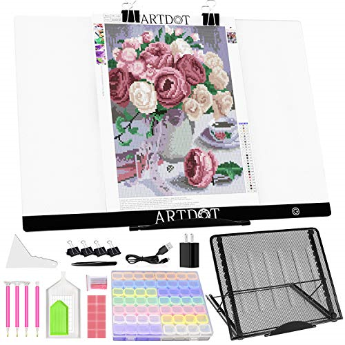 ARTDOT A2 LED Light Pad for Diamond Painting USB Powered Light Board