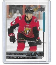 2018-19 Upper Deck Series 1 Young Guns Rookie #223 Maxime Lajoie RC