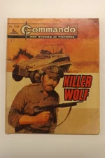 COMMANDO COMIC WAR STORIES IN PICTURES No.1162 KILLER WOLF 1977 GN5090
