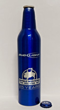 2007 BUFFALO WILD WINGS - Bud Light Aluminum Beer Bottle #500851 - EMPTY