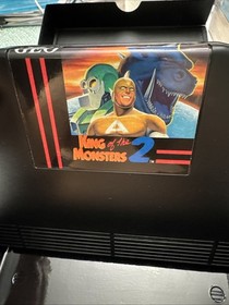 King of The Monters 2 (Neo Geo AES, 1992) 100% Dog Tag Complete In Box *READ*