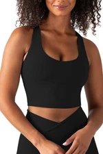 UltraLuxe Women's Active Tank Top with Built-in Bra, 4-Way-Stretch Athleisure
