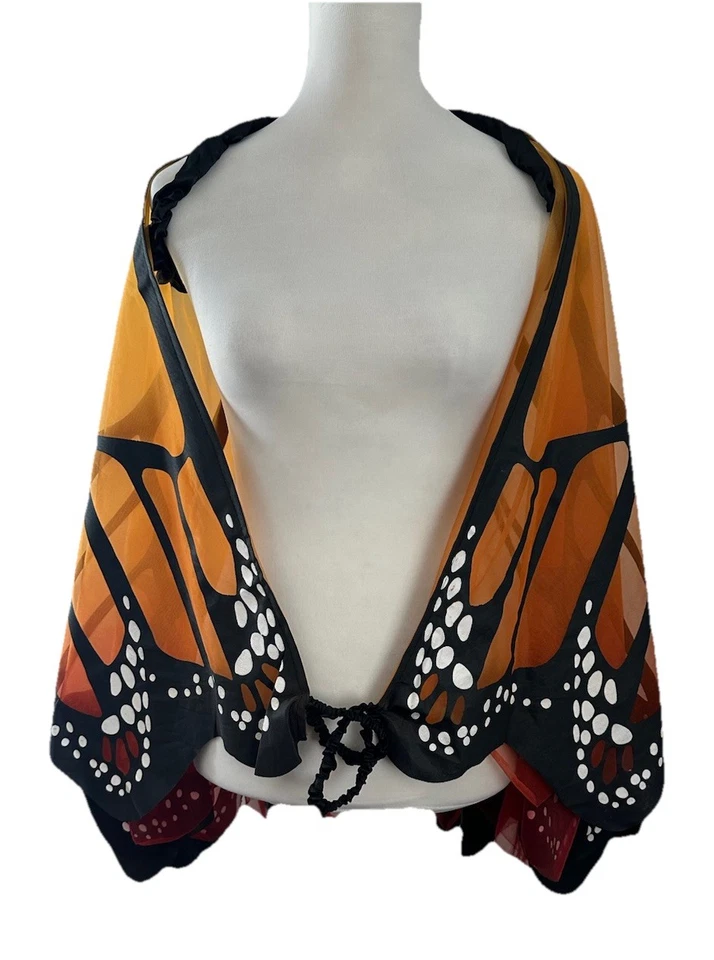 Vibrante Monarca Alas de Mariposa Disfraz Accesorio para Fiesta de Halloween Foto 2 de 4