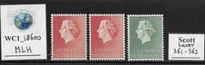 WC1_18600. NETHERLANDS. Short 1954-57 QUEEN JULIANA set. Sc. 361-362. MLH