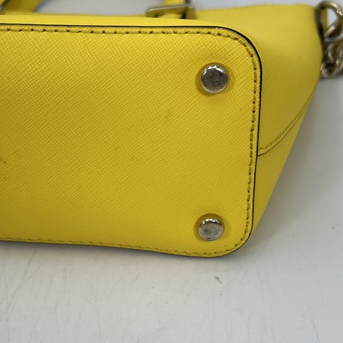 Kate Spade 100% Cow Leather Crossbody Bag Yellow - Picture 13 of 16