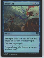Brush Off 39 Uncommon Secrets of Strixhaven MTG Foil Near Mint