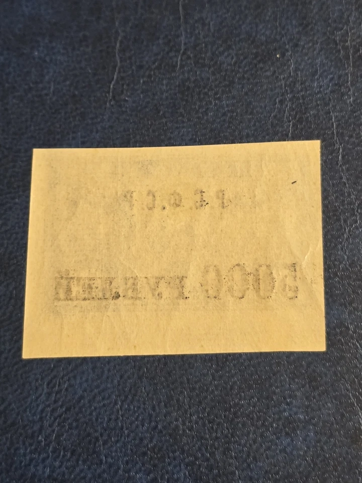 RUSSIA YR 1922,SC 194A,MI 174AY,USED,BLACK OVERPRINT, no point.  Error! - Image 2 of 4