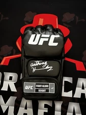 Anthony Fluffy Hernandez Autographed UFC MMA Black Glove Full Auto PSA DNA COA