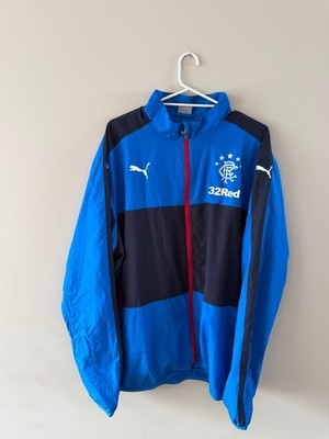 Glasgow Rangers 2016 2017 Trainingsjacke Puma durchgehender Reißverschluss Fußball Größe Herren 2XL