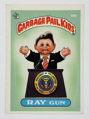 #ad 1985 Topps Garbage Pail Kids Series 2 Glossy #46b RAY GUN Schizo Fran Chklst $7.96