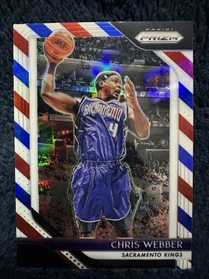 Panini 2018-19 Prizm Chris Webber Sacramento Kings #276 Red White & Blue