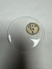 Vintage W.B. C. Pocket Watch Mineral Crystal Domed 38.91mm 17 4/16 15 6 Clear