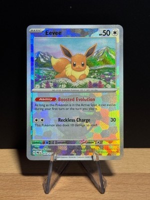 Eevee Prismatic Evolutions 074/131 Holo Master Ball