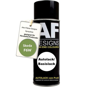 Für Skoda F6W Maigrün Metallic Spraydose Basislack Sprühdose 400ml