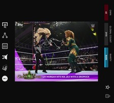 VIDEOGAME Topps WWE Slam - CROWN JEWEL Throwback Purple - LIV MORGAN NIA JAX
