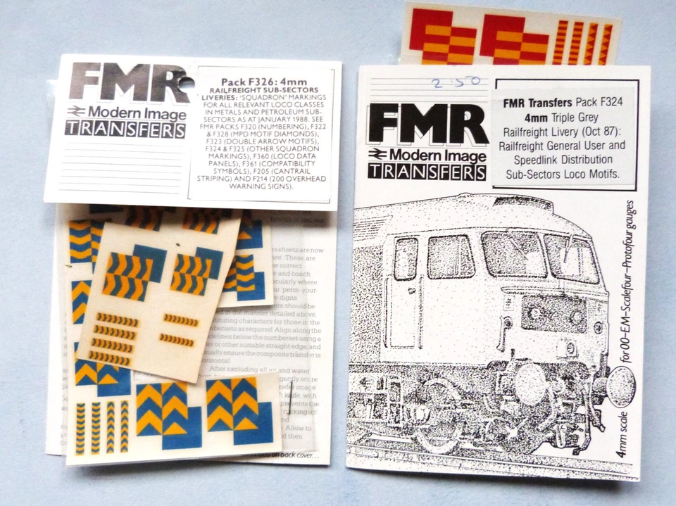 Tr8 Multiple Fox Modern Image Transfers: Railfreight/ Speedlink/ Intercity +SMS? - Image 2 of 4