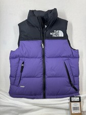 The North Face Kids 1996 Retro Nuptse Vest Peak Purple NWT Small 7/8