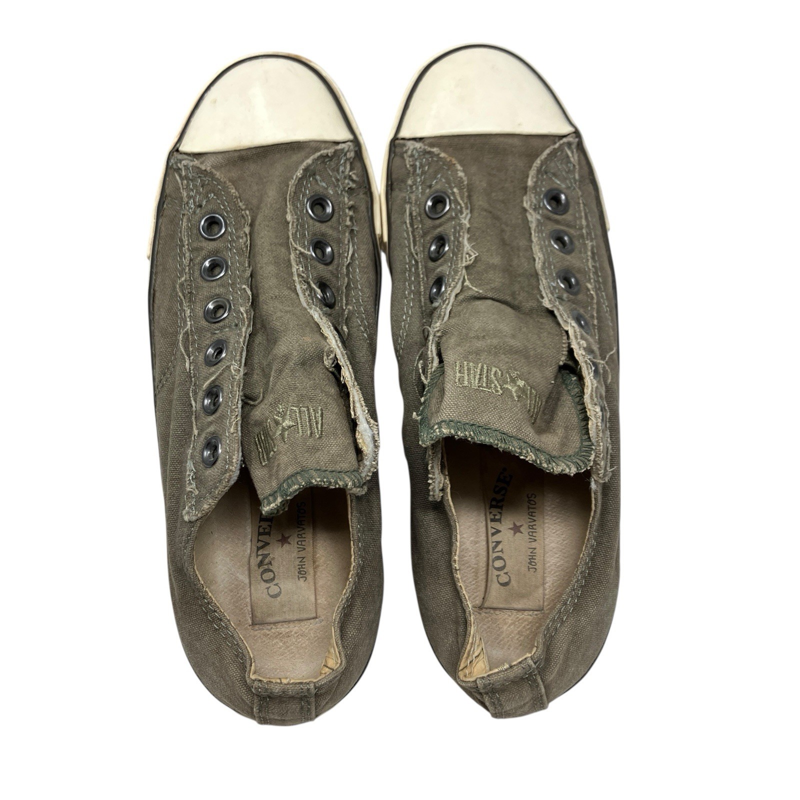 Converse x John Varvatos Sneakers Mens 6 Green Distressed All Star Low top thumbnail 8