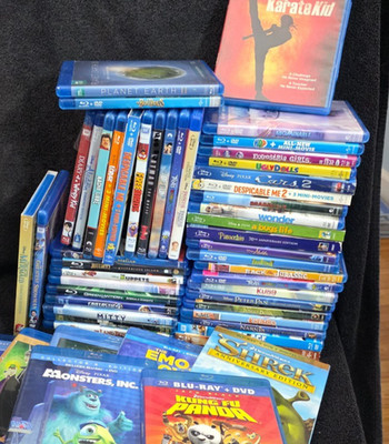  Family Movie Night  G & PG Rated Blu-Ray & DVD Movies Disney Dreamwork Pixar+