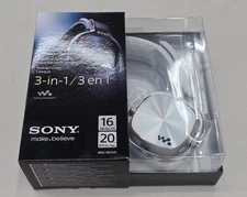 Sony NWZ-WH505 Earcup Foldable Wireless Headphones MP3 Player & Speaker Built-in