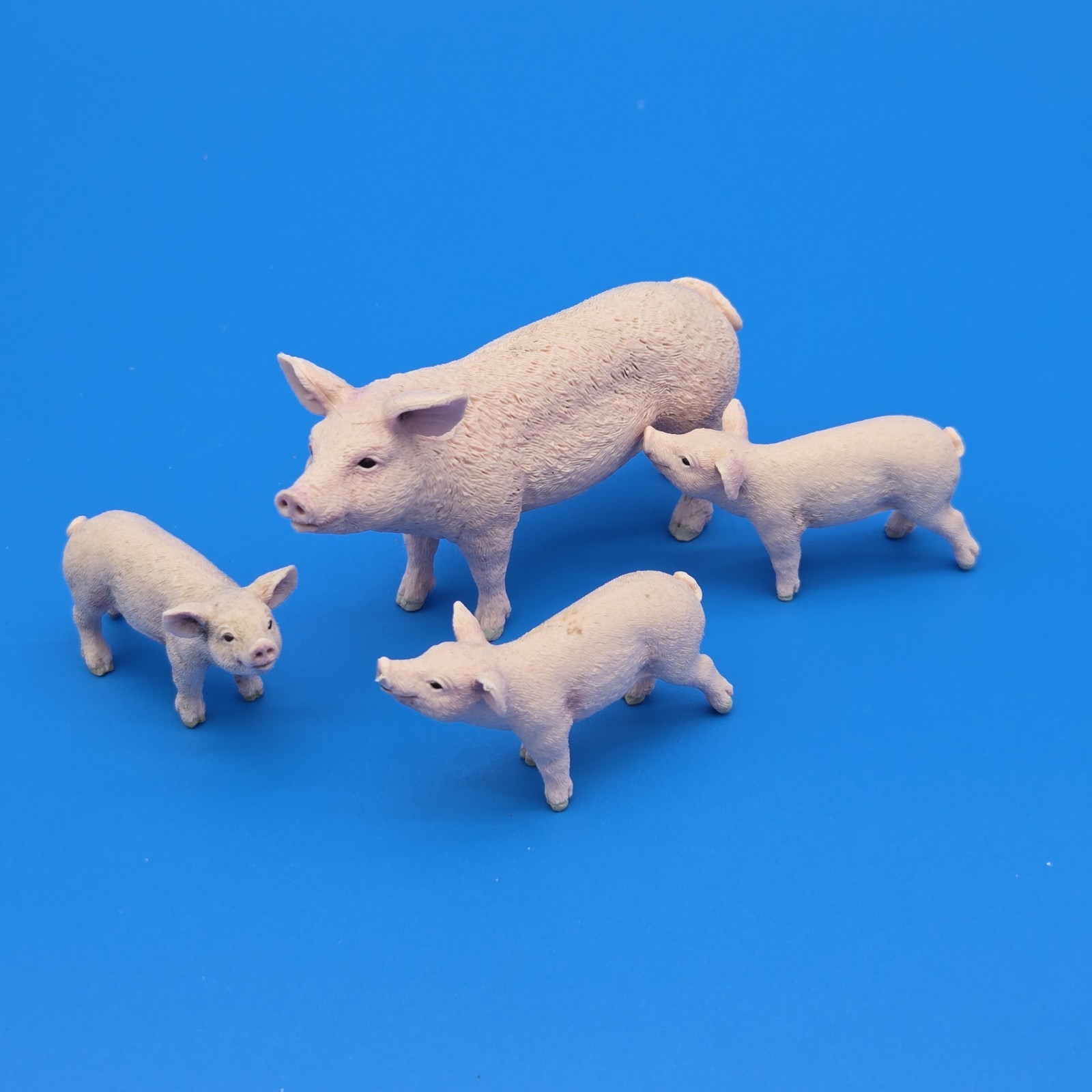 Schleich Farm World Pig Lot Of 4 - Sow Hog Piglets Germany