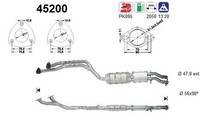 Katalysator FÜR BMW 3 (E36), BMW 3 Cabriolet (E36), BMW 3 Coupe (E36) - AS 45200