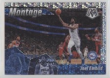 2019-20 Panini Mosaic Montage Fast Break Silver Prizm Joel Embiid #16 0b1f
