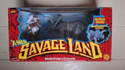 X-MEN SAVAGE LAND 1997 TOYBIZ SAVAGE STORM & COLOSSUS  *** OVP MARVEL