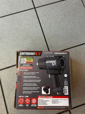 EARTHQUAKE XT 3/4 in. Composite Air Impact Wrench, Twin Hammer