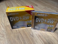  6 Memorex DVD RW 4X Disc 4.7 GB/120 Minute Video DVD MOVIE NEW SEALED