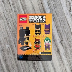 LEGO BrickHeadz DC Super Heroes Batman Batgirl Robin 41585 41586 41587 NEW