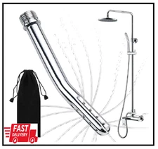Metal Shower Cleaner Enema Douche System, Handheld Water Shower Nozzle Anal Rins