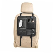Car Seat Back Organizer with 5 Pockets, Backseat Storage Organizer for Black