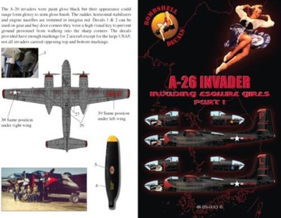Bombshell 48-BS-013 1:48 Douglas A-26B Invader