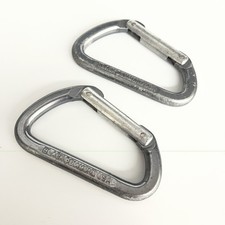Vintage Black Diamond 19KN 7 KN Carabiners Matching Pair USA Made