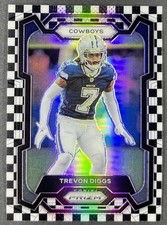 2023 Panini Prizm - Trevon Diggs #82 Black & White Checker Prizm