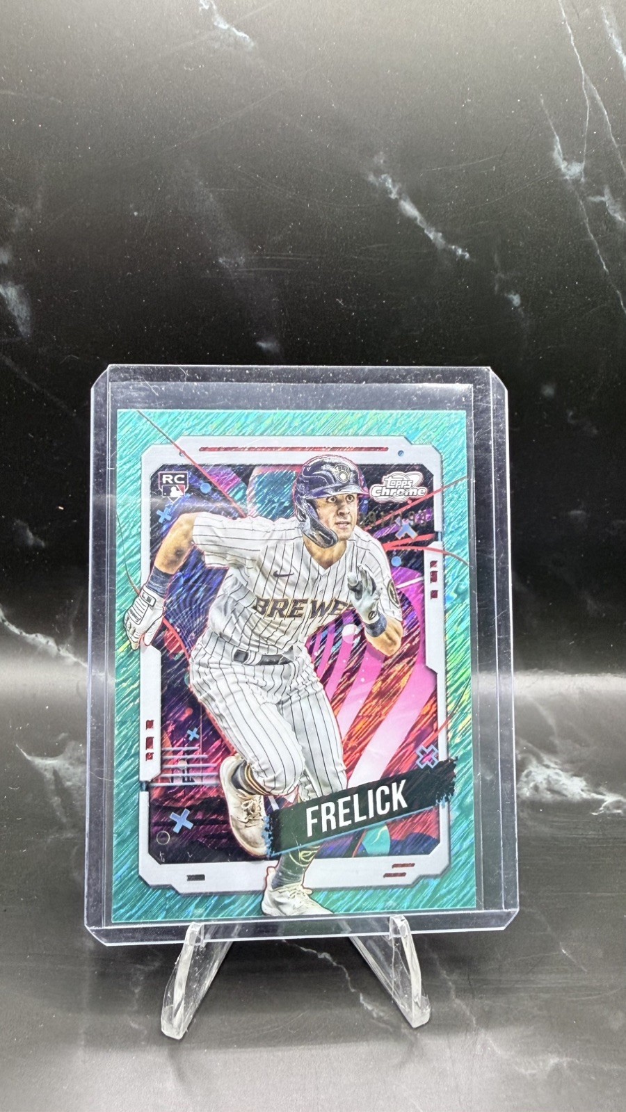 2024 Topps Cosmic Chrome - Sal Frelick #3 Aqua Equinox Refractor /199 (RC)