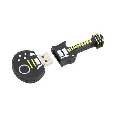 Set Of 4 Cartoon Guitar USB Flash Memory For Data Storage Gift BAK