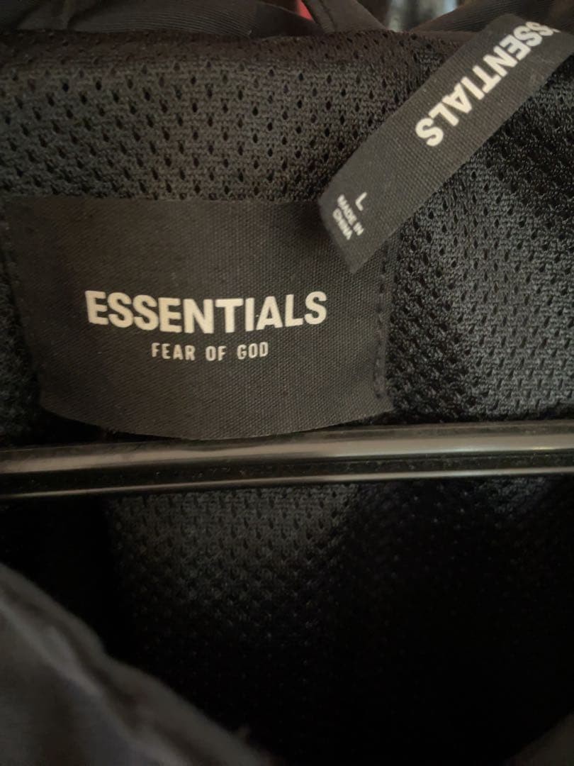 FOG ESSENTIALS Nylon Jacket Black Reflective Stri… - image 4