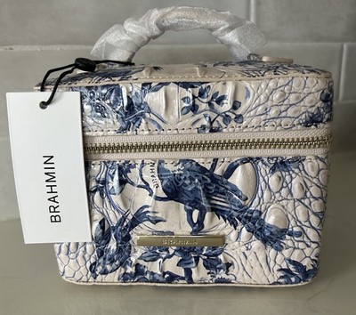 Brahmin Small Charmaine Songbird Cosmetic Train Case NWT ~ All In For Toile  