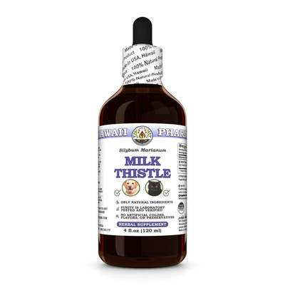 Milk Thistle (Silybum Marianum) Dried Seed Veterinary Liquid Herbal Extract