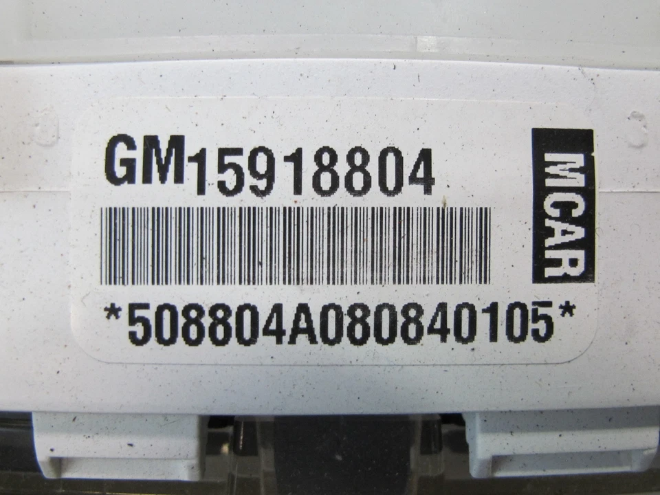 08-10 SATURN SKY REDLINE 2.0L CUADRO DE INSTRUMENTOS MEDIDOR VELOCÍMETRO 15918804 OEM Foto 4 de 4